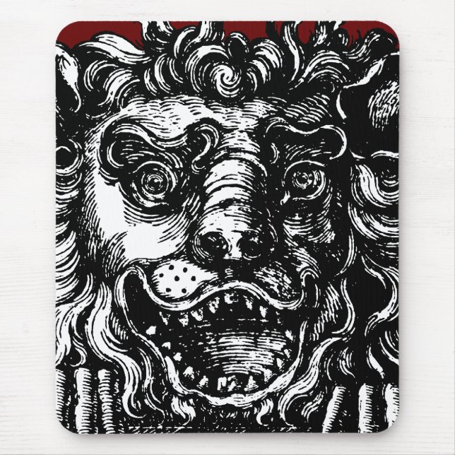 William Hogarth's Lion's Head Button's Tavern  Mouse Mat (Front)