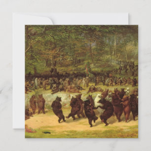 William Holbrook Beard - The Bear Dance Holiday Card