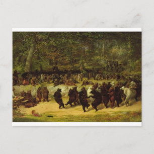 William Holbrook Beard - The Bear Dance Postcard
