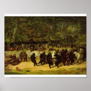 William Holbrook Beard - The Bear Dance Poster