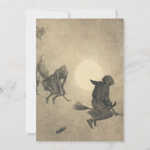William Holbrook Beard The Witch's Ride 1870 Invitation