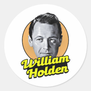 William Holden Classic Classic Round Sticker