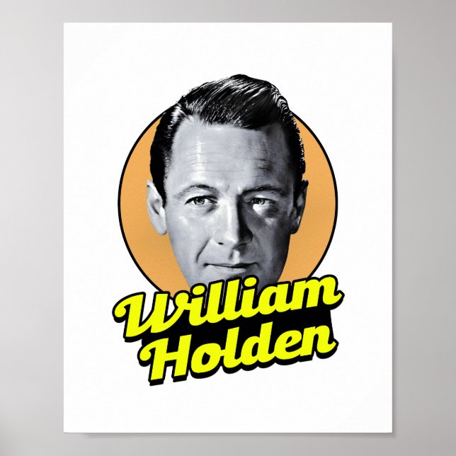 William Holden Classic Poster (Front)