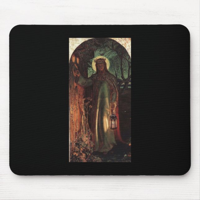 William Holman Hunt Light of the World Mouse Mat (Front)