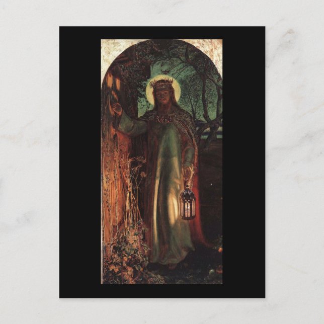 William Holman Hunt Light of the World Postcard (Front)