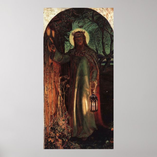 William Holman Hunt Light of the World Poster (Front)