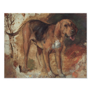 William Holman Hunt - Study of a Bloodhound Photo Print