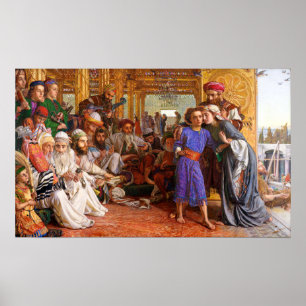 William Holman Hunt The Finding of the Saviour Poster