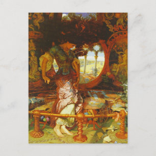 William Holman Hunt The Lady of Shalott Postcard
