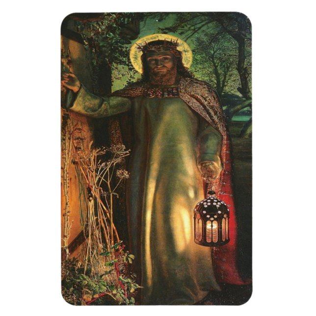 William Holman Hunt The Light Of The World Magnet (Vertical)