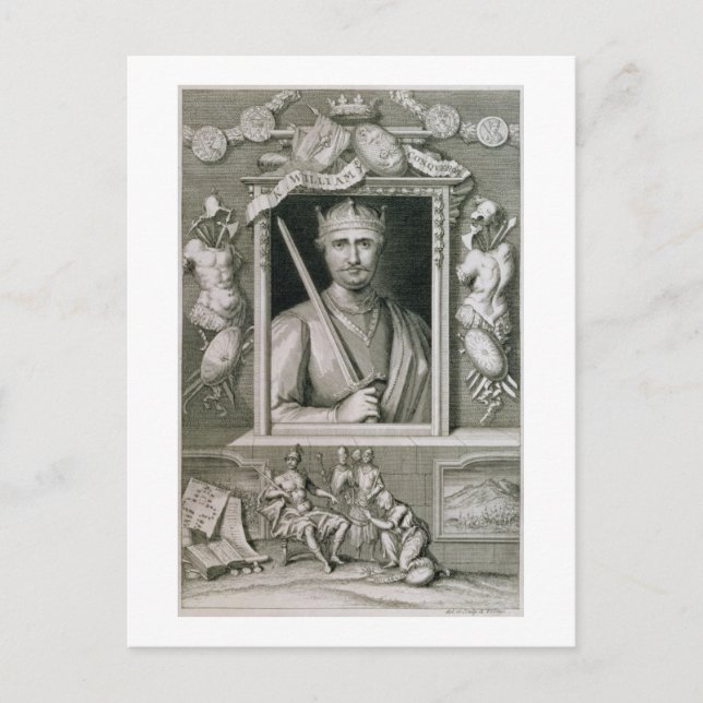 William I the Conqueror (1027-87) King of England Postcard (Front)