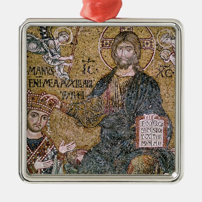 William II King of Sicily Metal Tree Decoration (Front)