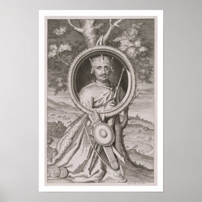 William II 'Rufus' (c.1056-1100) King of England f Poster (Front)