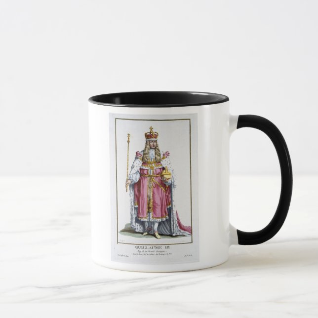 William III (1650-1702) of Orange, 1780 (coloured Mug (Right)
