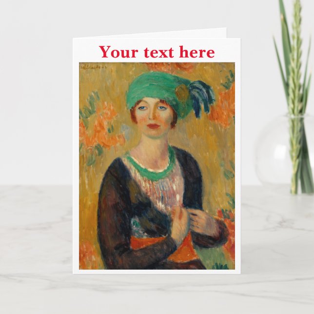 William James Glackens Thank You Card (Front)