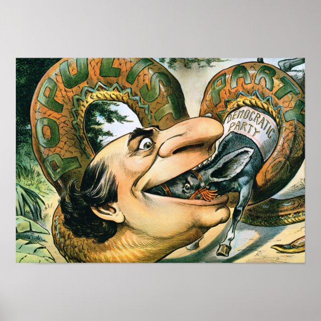 William Jennings Bryan the Snake Poster (Front)