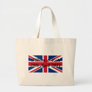 William & Kate - 29th April 2011 Large Tote Bag