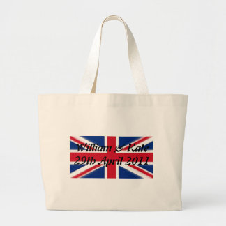 William & Kate - 29th April 2011 Large Tote Bag