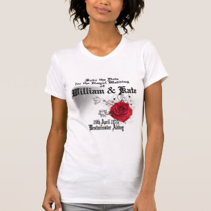 William & Kate Royal Wedding Collectibles Souvenir T-Shirt