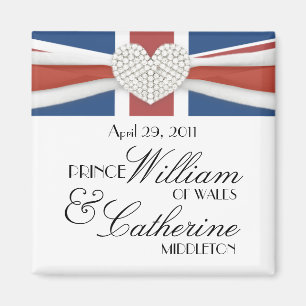 William & Kate - Royal Wedding Commemorative Gift Magnet