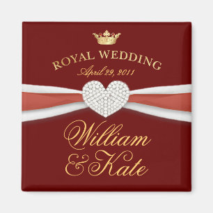 William & Kate - Royal Wedding Commemorative Gift Magnet