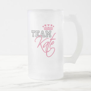 William & Kate Royal Wedding Frosted Glass Beer Mug