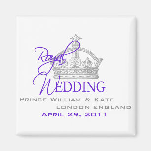 William & Kate Royal Wedding Magnet