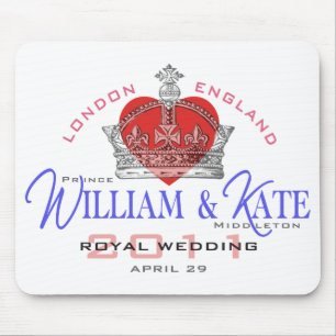 William & Kate Royal Wedding Mouse Mat
