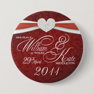 William & Kate - Royal Wedding Souvenir Pin