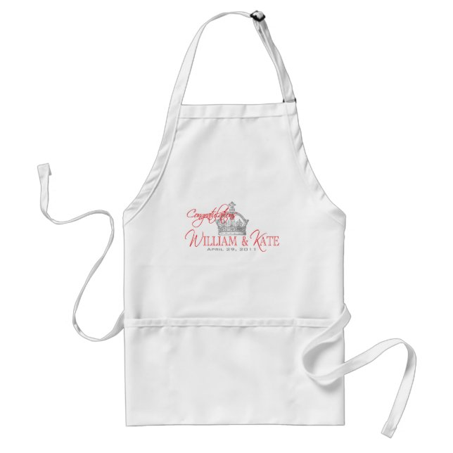 William & Kate Royal Wedding Standard Apron (Front)