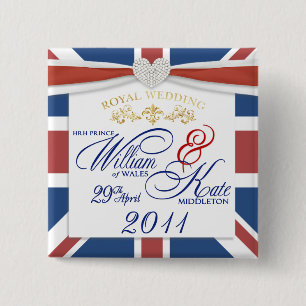 William & Kate Wedding Commemorative Keepsake Pin