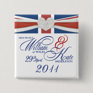 William & Kate Wedding Commemorative Keepsake Pin