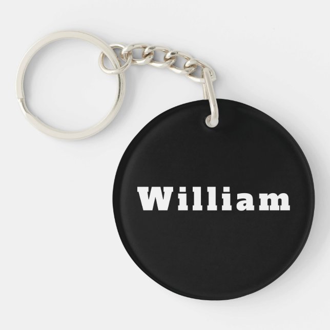 William Key Ring (Front)