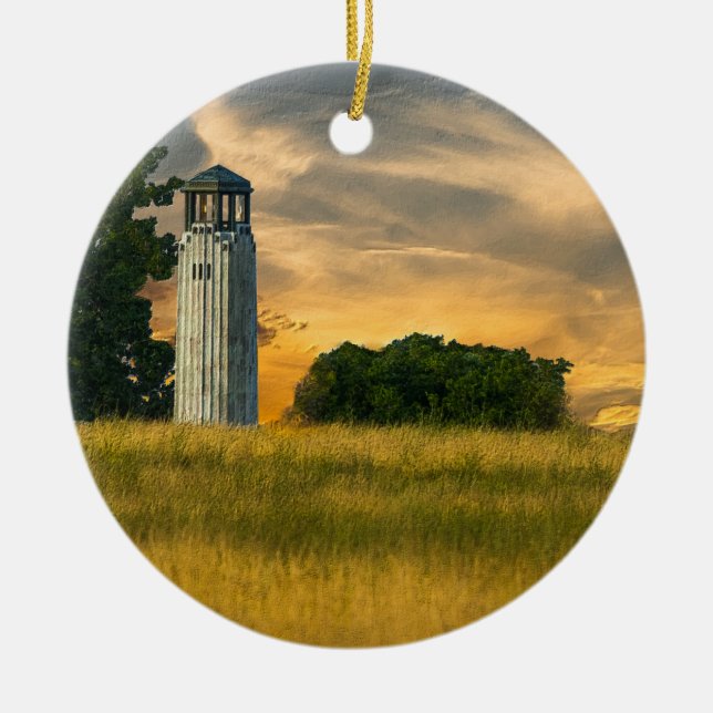 William Livingstone Lighthouse Ceramic Tree Decoration (Front)
