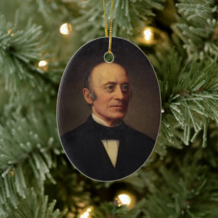 William Lloyd Garrison Ceramic Tree Decoration