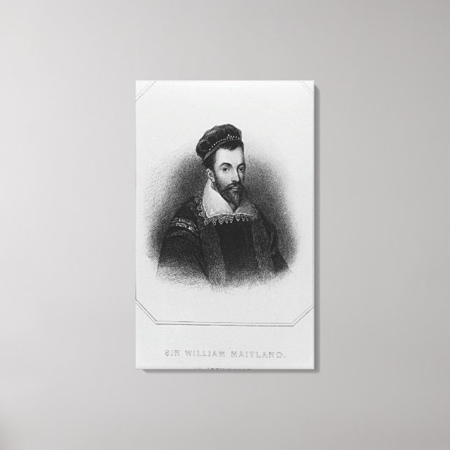 William Maitland of Lethington Canvas Print (Front)