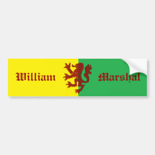 William Marshal Lion Bumper Sticker