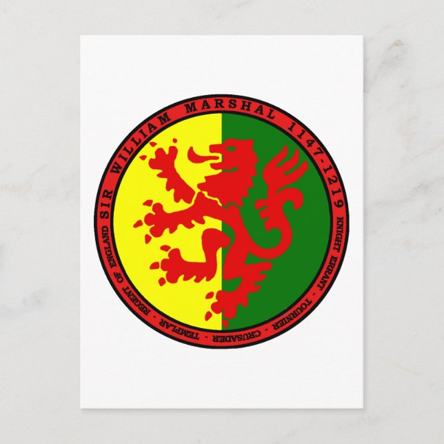 William Marshal Product Postcard (Front)