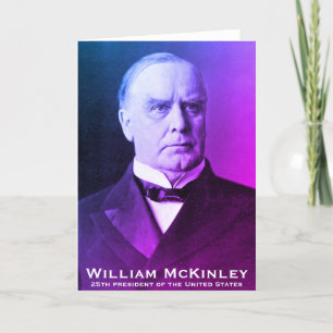 William McKinley, United States President Politics Thank You Card