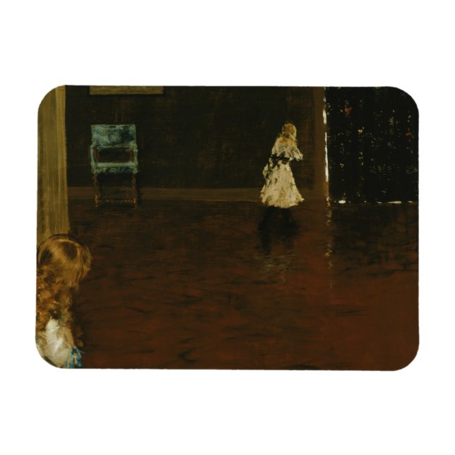 William Merritt Chase - Hide and Seek Magnet (Horizontal)