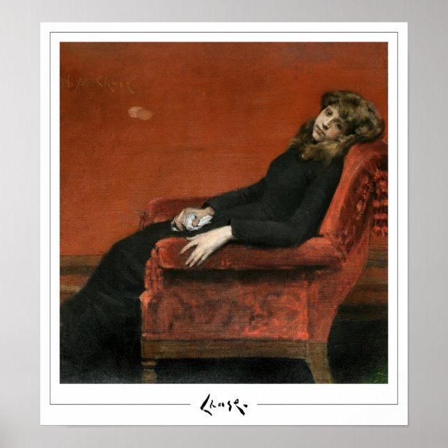 William Merritt Chase Zedign Art Poster #71 (Front)