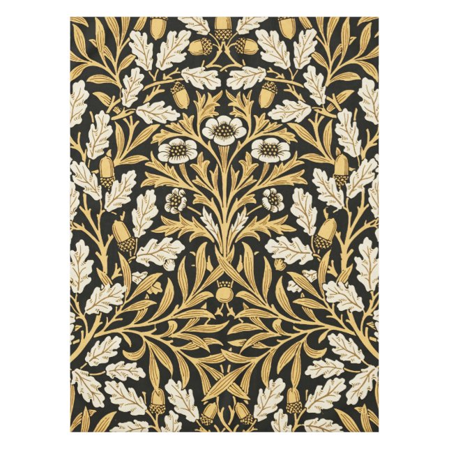 William Mirrors Acorns & Oak Leaves Autumn Garden Tablecloth (Front)