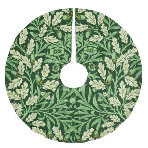  William Mirrors Acorns & Oak Leaves Spring Garden Brushed Polyester Tree Skirt