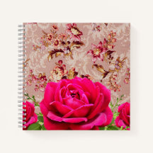 William Moris Botanical pattern with photo rose