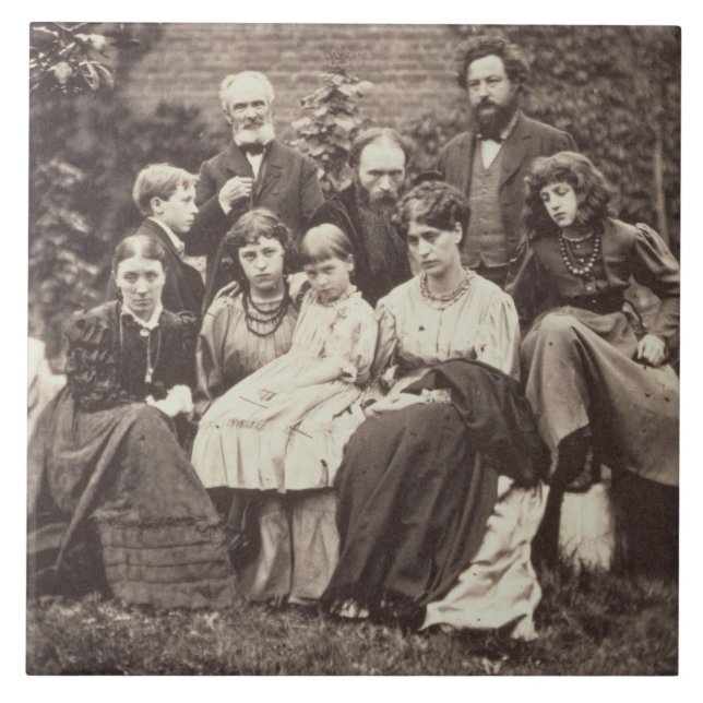 William Morris (1834-96) Sir Edward Burne-Jones (1 Tile (Front)