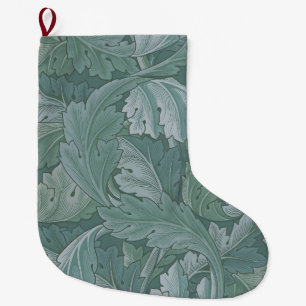 William Morris Acanthus Botanical Harmony Classic Large Christmas Stocking
