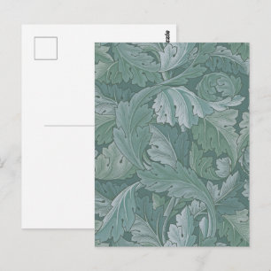 William Morris Acanthus Botanical Harmony Classic Postcard
