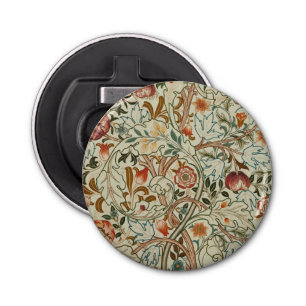 William Morris Acanthus Embroidery Floral Pattern Bottle Opener