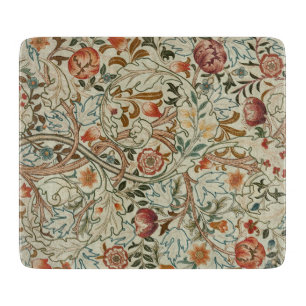William Morris Acanthus Embroidery Floral Pattern  Cutting Board