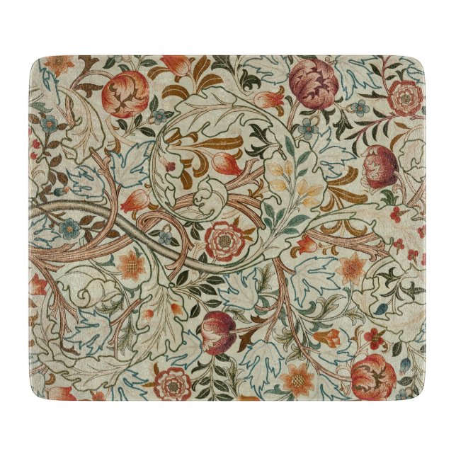 William Morris Acanthus Embroidery Floral Pattern  Cutting Board (Front)